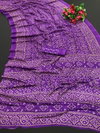 Ajrakh Kgm Bandhani Printed Silk Sarees Wholesale Price In Surat